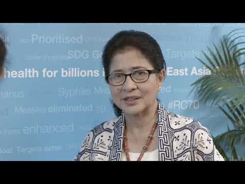 Health coverage in Indonesia - Dr Nila Moeloek, Minister of Health