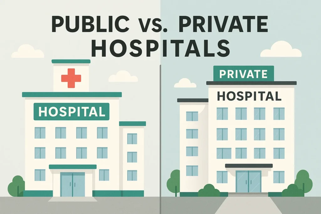 Understanding Indonesian Public Hospitals: A Foreigner's Guide 1 Public and private hospitals in Indonesia.