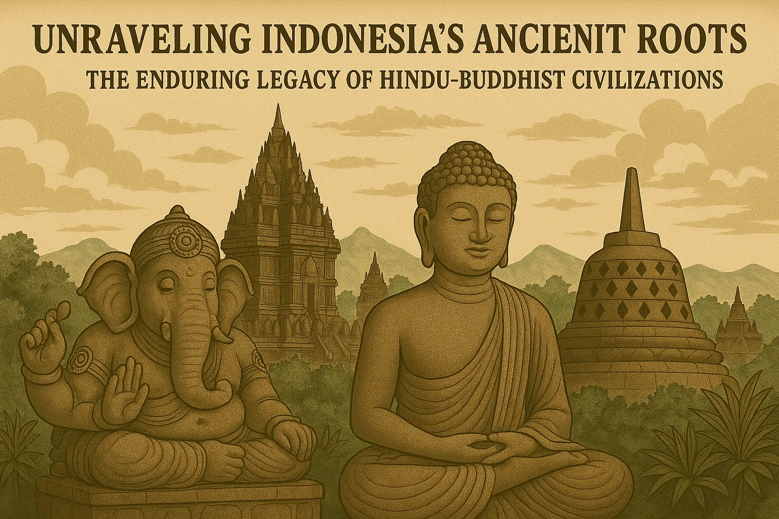 Unraveling Indonesia's Ancient Roots: The Enduring Legacy of Hindu-Buddhist Civilizations 1 Indonesia’s Ancient Roots: The Enduring Legacy of Hindu-Buddhist Civilizations