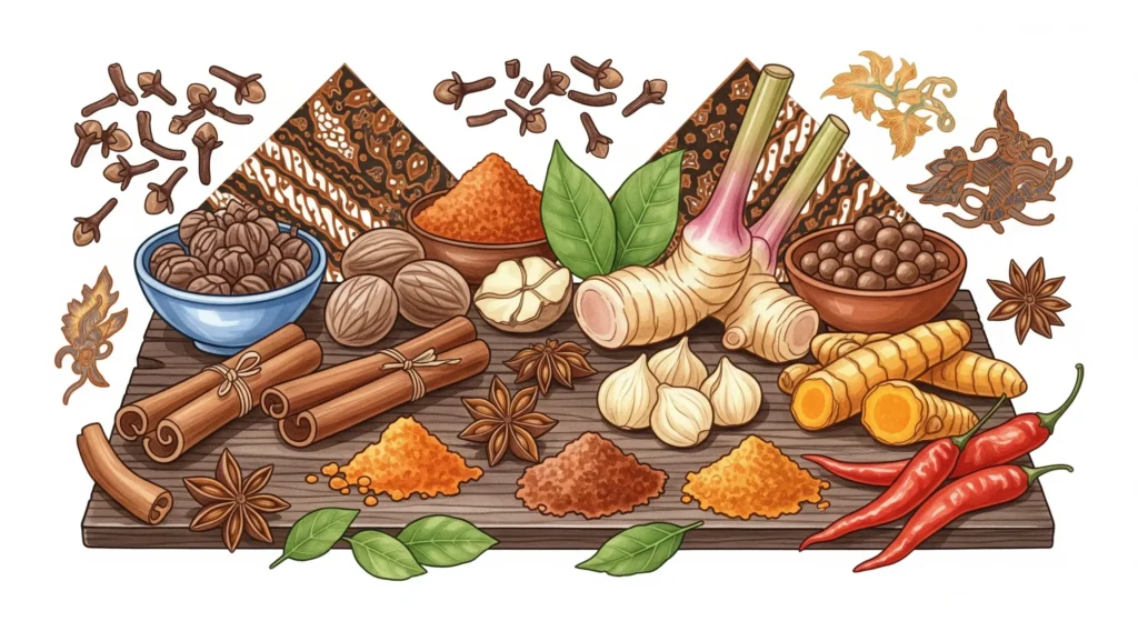 Essential Indonesian Spices for Authentic Cooking 1 Illustration of Essential Indonesian Spices for Authentic Cooking