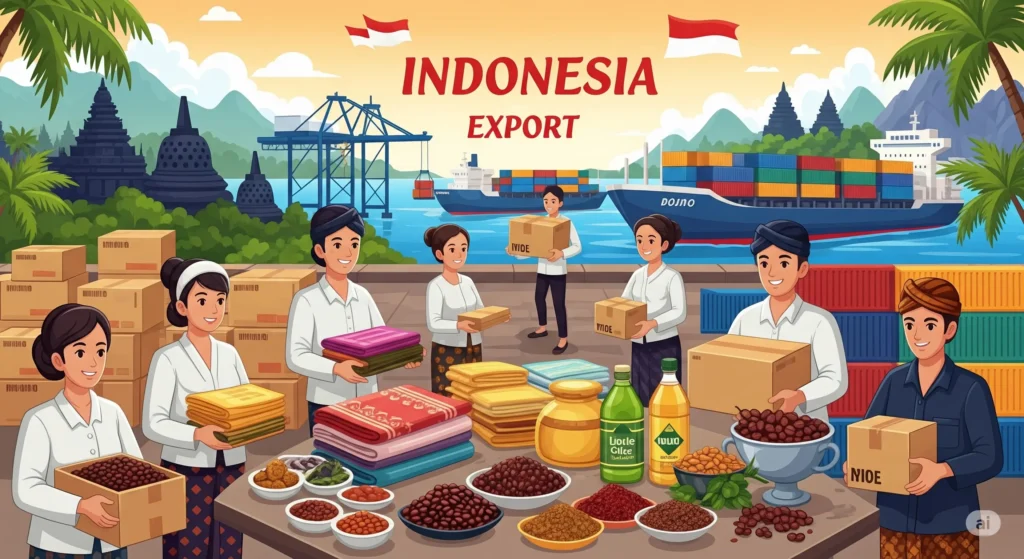 Main Export Commodities in Indonesia: Value, Trends, and Future Outlook 1 Illustration of Main Export Commodities in Indonesia