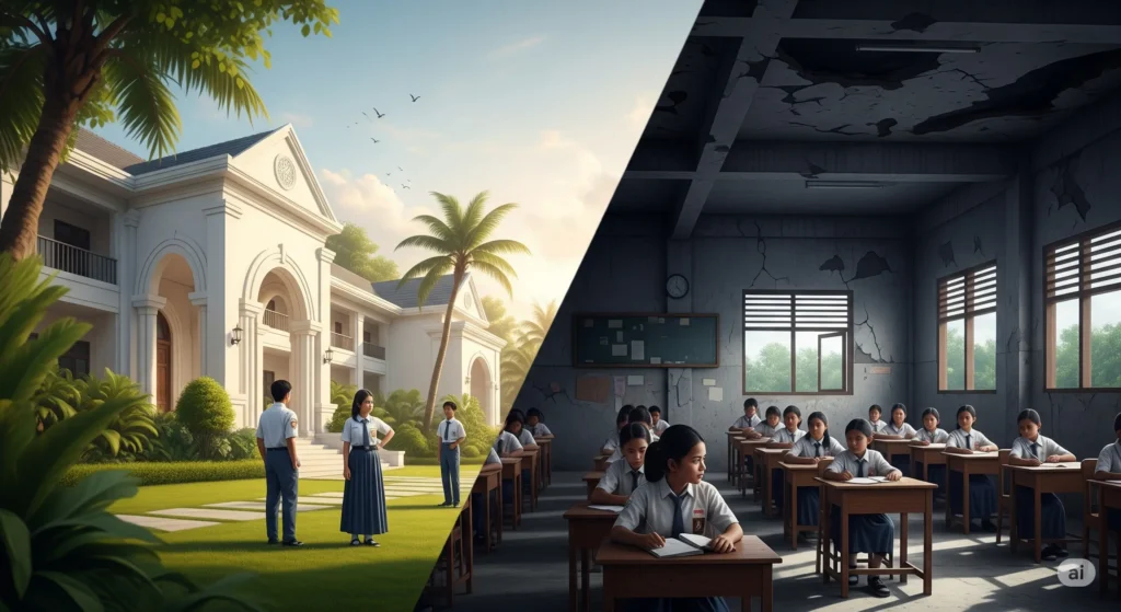 Private vs Public Schools in Indonesia 1 Illustration of Private vs Public Schools in Indonesia